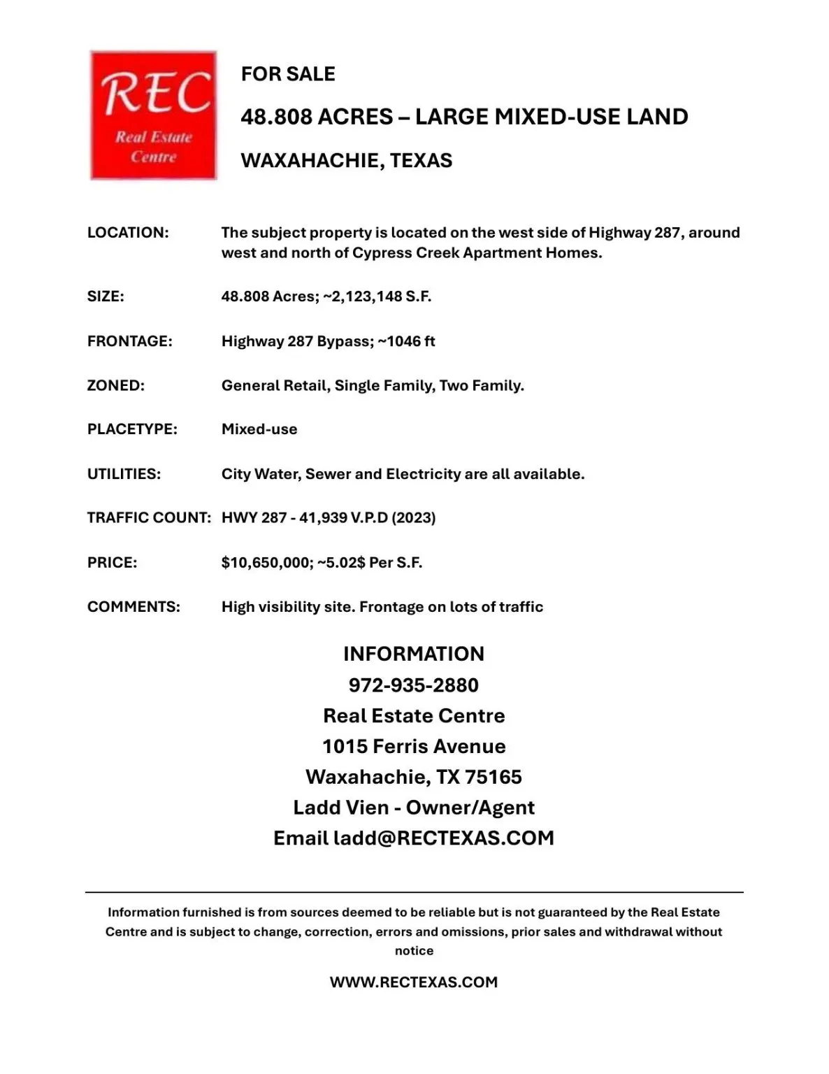 Waxahachie, TX 75165